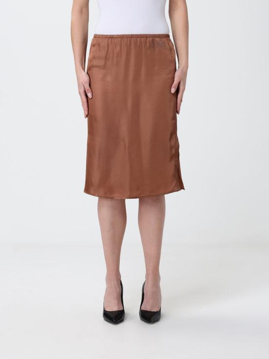 26SS MM6 메종마르지엘라 미디 스커트 S62ME0029M35880 133 Brown