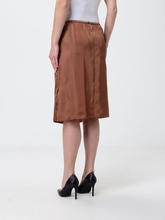 26SS MM6 메종마르지엘라 미디 스커트 S62ME0029M35880 133 Brown - MM6 MAISON MARGIELA