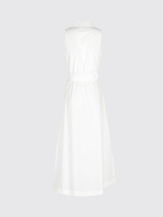 26SS 울리치 롱 원피스 CFWWDR2022FRUT3944 8270 White - WOOLRICH