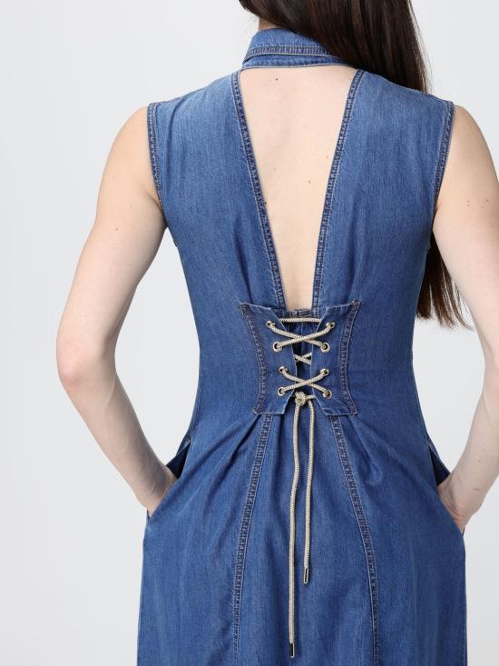 26SS 시모나 코르셀리니 롱 원피스 P26CPABT0101 V0765 Denim - SIMONA CORSELLINI