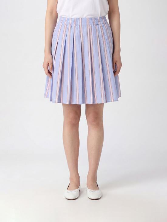 26SS 라코스테 미디 스커트 JF0250 48C White