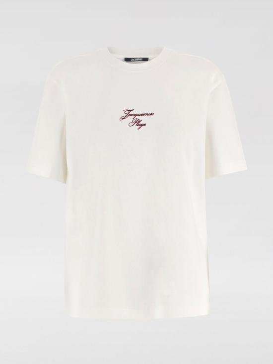 26SS 자크뮈스 반팔 티셔츠 TSU00320AJ00285 1NG White - JACQUEMUS