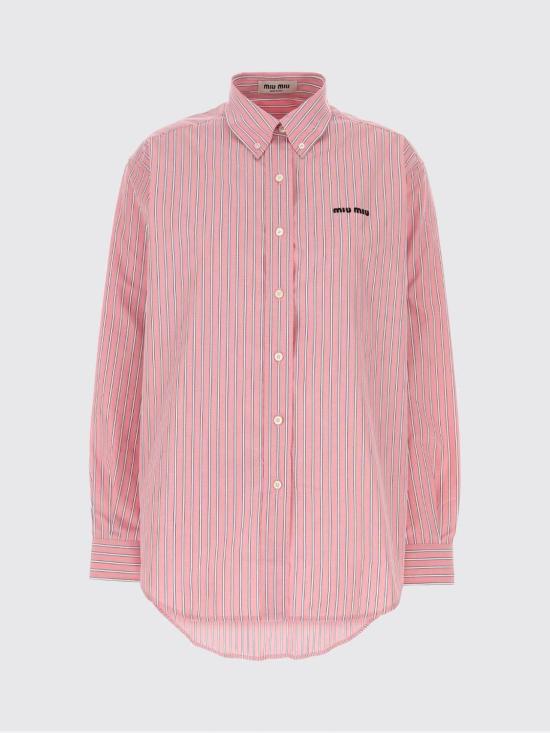 26SS 미우미우 코튼 셔츠 MK2007SOOO180U F0028 Pink
