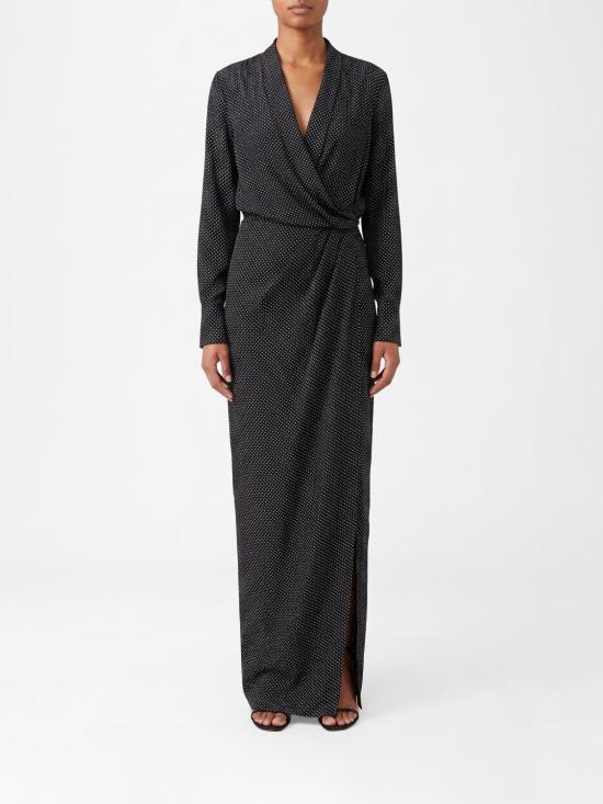 26SS 사 수 파이 롱 원피스 S26585 0690 Black