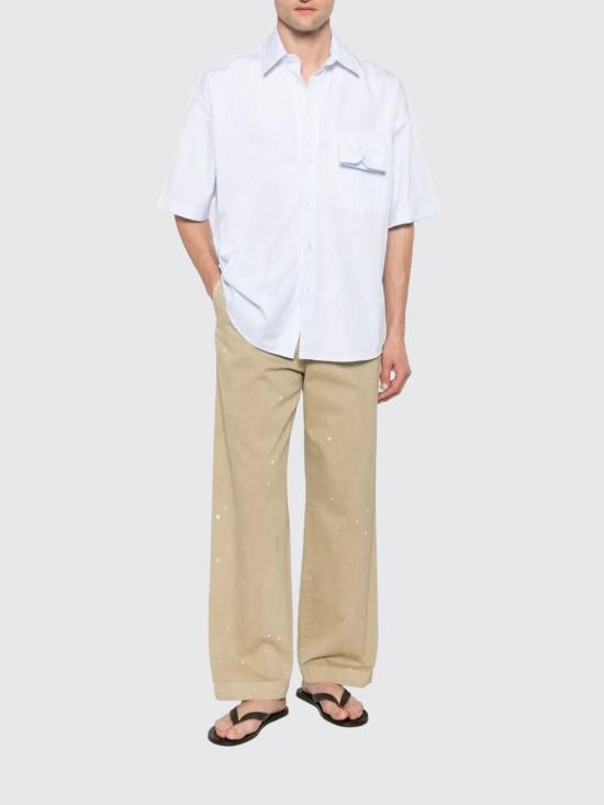 26SS 엠티엘 반팔 셔츠 MTL020POLSSL009 STRIPES BLU Blue - MTL
