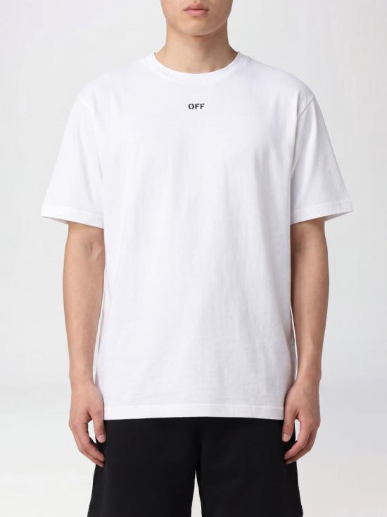 26SS 오프화이트 반팔 티셔츠 44MAA120S26J00J 100 White