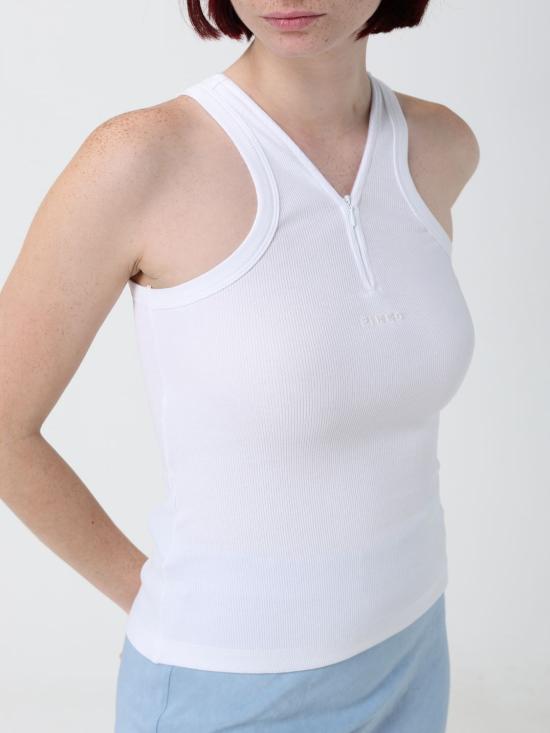 26SS 핑코 긴팔 티셔츠 107310A3GG Z14 White - PINKO