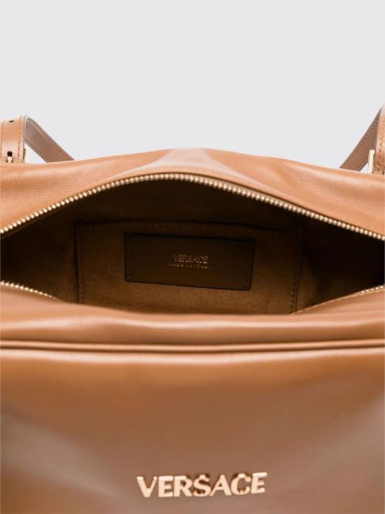 26SS 베르사체 VERSACE TAG 나파 라지 볼링백 10164281A13171 1N19V Brown - VERSACE