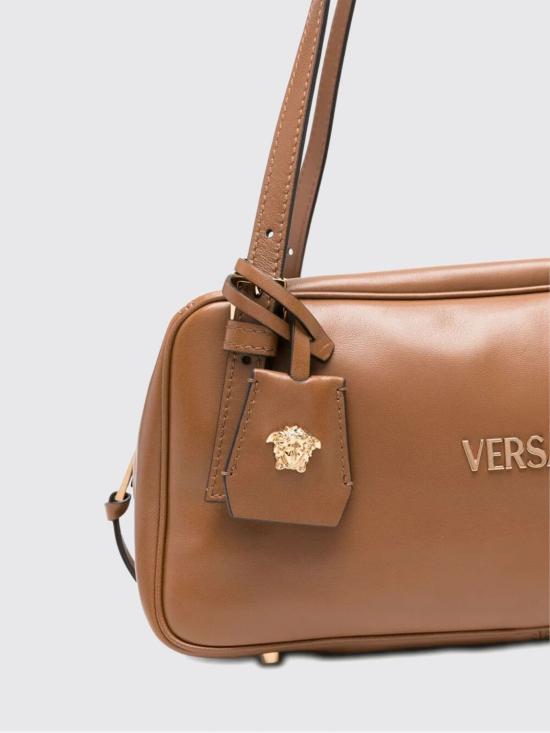 26SS 베르사체 VERSACE TAG 나파 라지 볼링백 10164281A13171 1N19V Brown - VERSACE