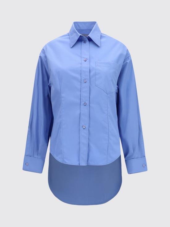 26SS 발렌시아가 셔츠 872318TUM20 LIGHT BLUE Gnawed Blue - BALENCIAGA