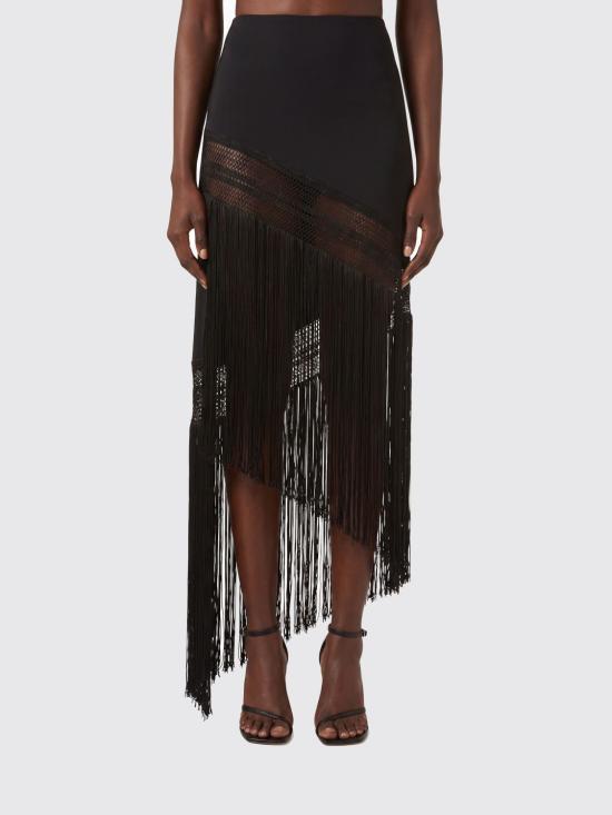 26SS 안다마네 롱 스커트 TM190319ATJP142 999 Black