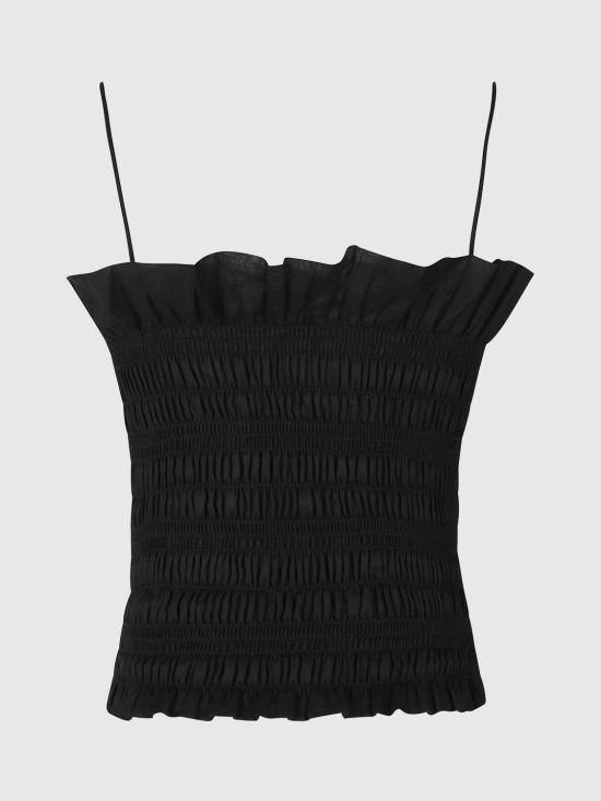 26SS 안다마네 긴팔 티셔츠 TM190955ATNC108 999 Black - ANDAMANE