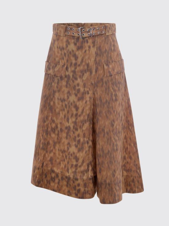 26SS 가니 롱 스커트 A1090174 ZZT Beige - GANNI