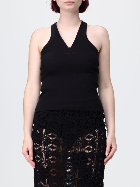 26SS 핑코 긴팔 티셔츠 107310A3GG Z99 Black