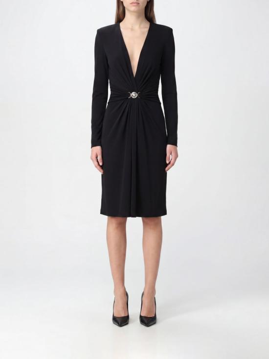 26SS 베르사체 미디 원피스 10226171A12497 1B000 Black