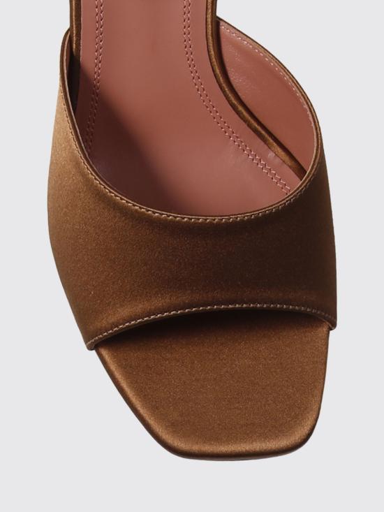 26SS 아미나 무아디 힐/펌프스 LUPITASLIPPER70SATIN MOCHA Brown - AMINA MUADDI