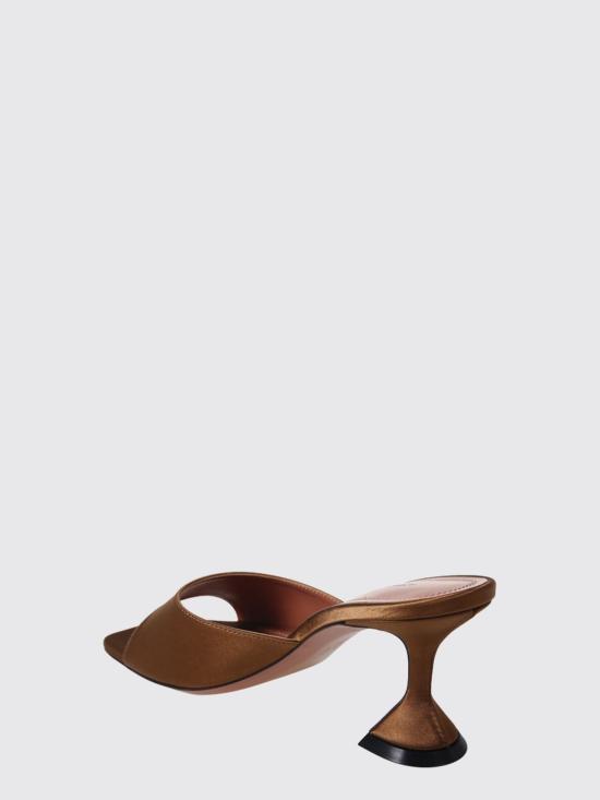 26SS 아미나 무아디 힐/펌프스 LUPITASLIPPER70SATIN MOCHA Brown - AMINA MUADDI