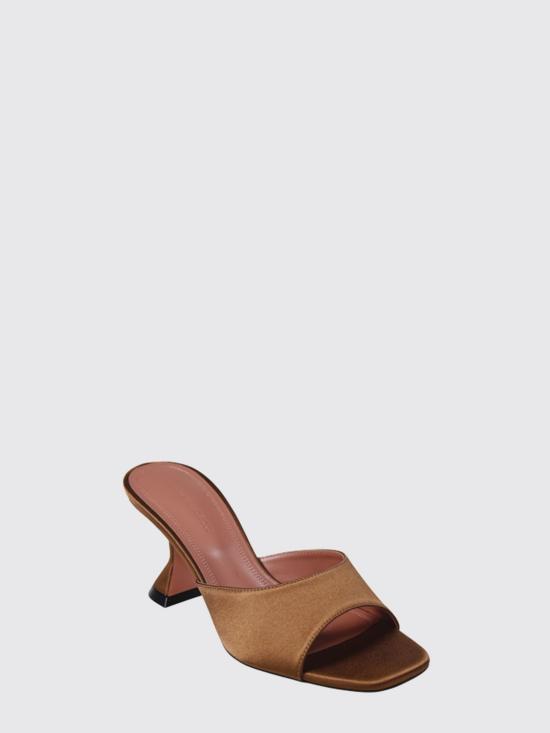 26SS 아미나 무아디 힐/펌프스 LUPITASLIPPER70SATIN MOCHA Brown - AMINA MUADDI