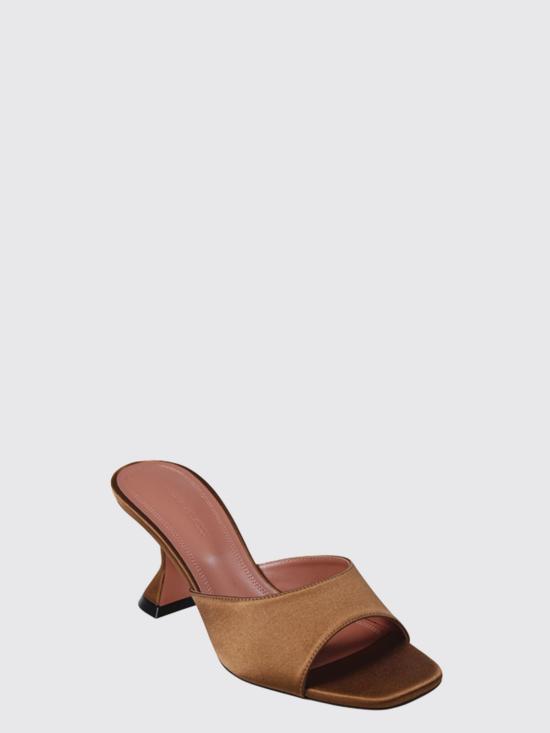 26SS 아미나 무아디 힐/펌프스 LUPITASLIPPER70SATIN MOCHA Brown - AMINA MUADDI