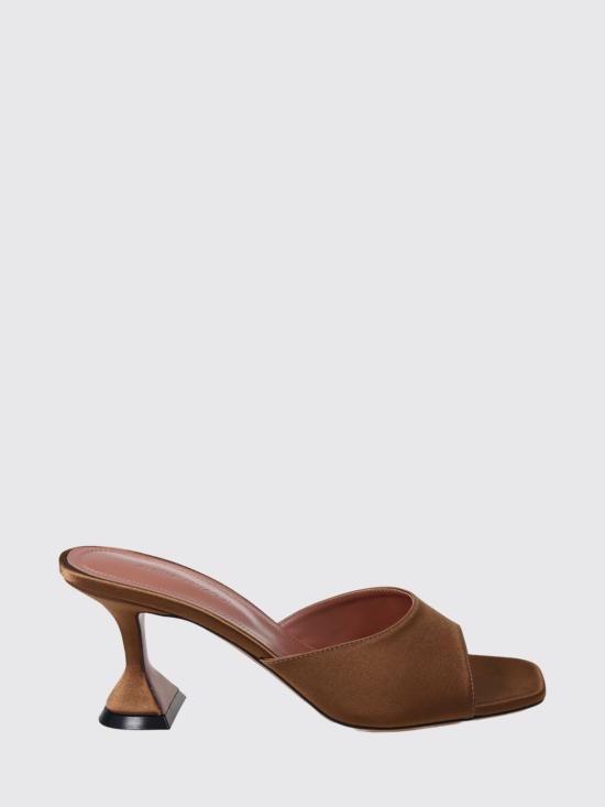 26SS 아미나 무아디 힐/펌프스 LUPITASLIPPER70SATIN MOCHA Brown