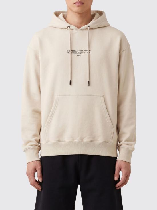 26SS 오프화이트 후드 티셔츠 44MBB085S26F009 270 Grey