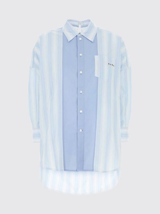 26SS 마르니 셔츠 CAMA0567QSUTC630 STB21 Blue - MARNI