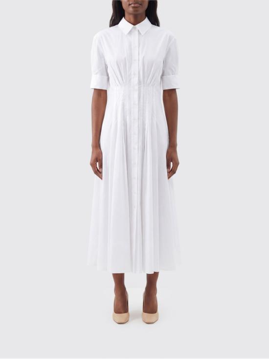 26SS 마르니 롱 원피스 ABMA1559A1UTC193 00W01 White