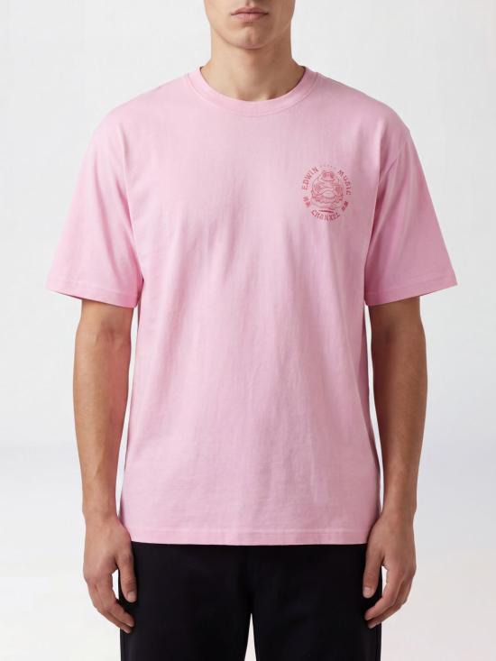 26SS 에드윈 반팔 티셔츠 I031131 BEGONIA PINK Fuchsia