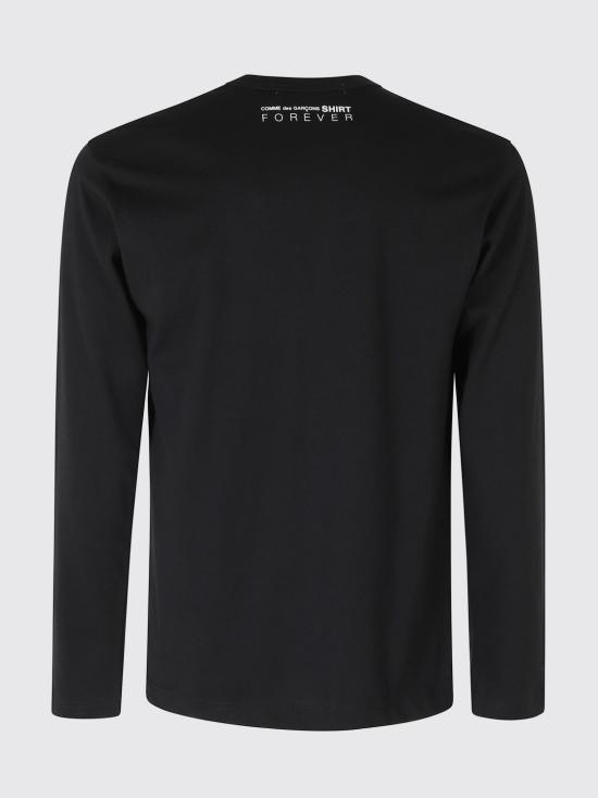 26SS 꼼데가르송 반팔 티셔츠 FZT003051 Black - COMME DES GARCONS