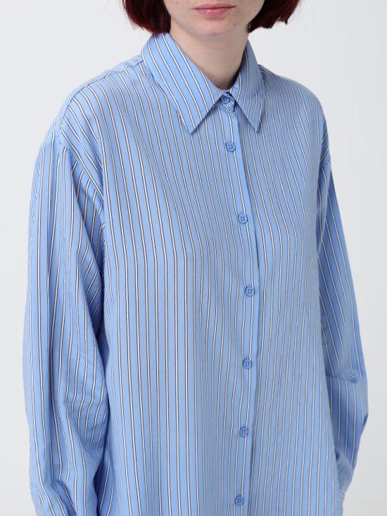 26SS 더프랭키샵 셔츠 PERICHFS22078 923 Gnawed Blue - THE FRANKIE SHOP