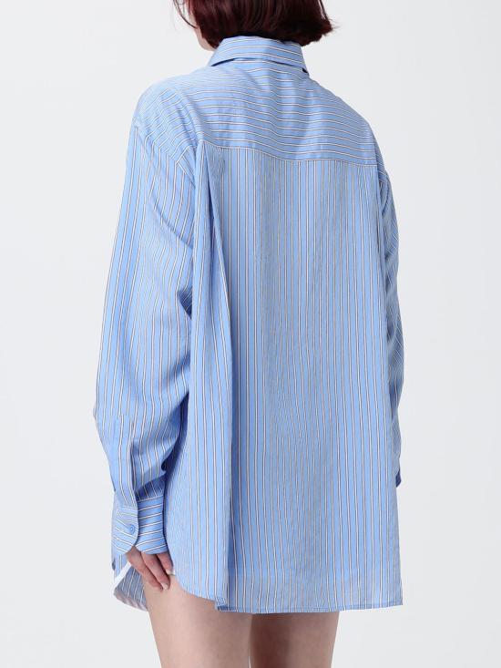26SS 더프랭키샵 셔츠 PERICHFS22078 923 Gnawed Blue - THE FRANKIE SHOP