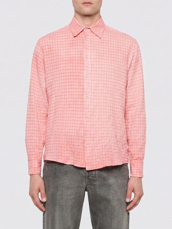 26SS 엠티엘 긴팔 셔츠 MTL020ENRSLS006 JAQUARD Pink