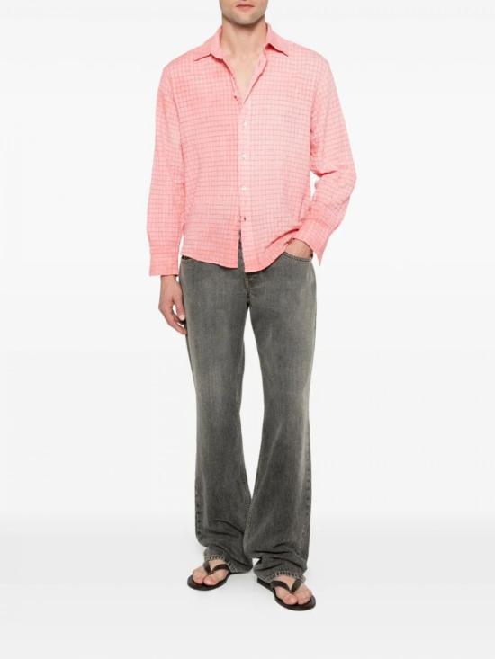 26SS 엠티엘 긴팔 셔츠 MTL020ENRSLS006 JAQUARD Pink - MTL