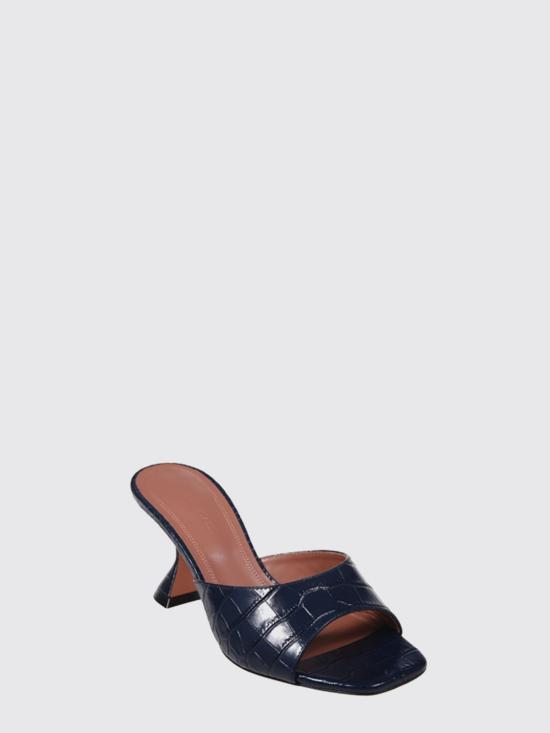 26SS 아미나 무아디 힐/펌프스 LUPITASLIPPER70PRINTEDCROC NAVY Blue - AMINA MUADDI