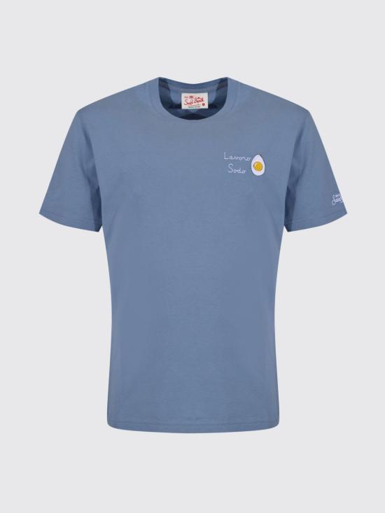 26SS 세인트바쓰 반팔 티셔츠 POT0001 04433L Yellow Cream - MC2 SAINT BARTH
