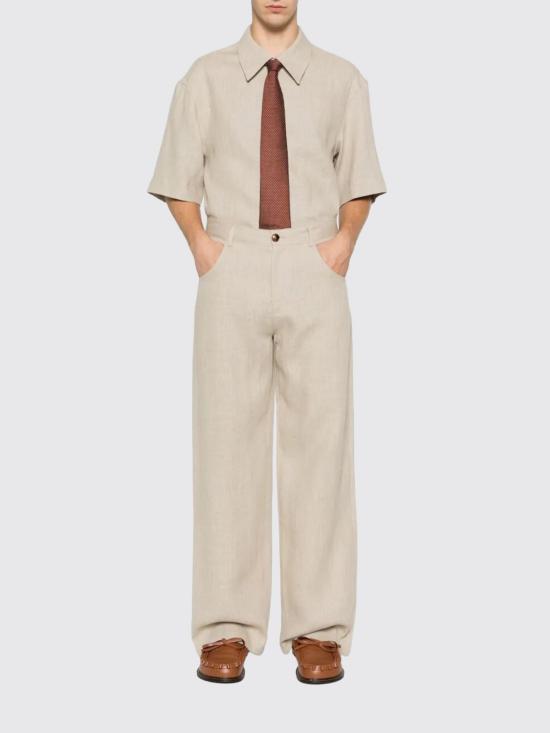 26SS 세퍼 스트레이트 팬츠 MSS26ARNO BEIGE CONCRETE LINEN Beige - SEFR