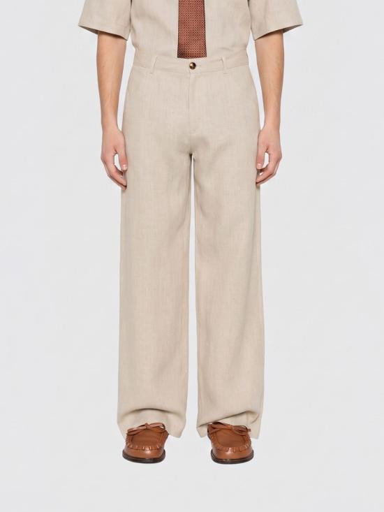 26SS 세퍼 스트레이트 팬츠 MSS26ARNO BEIGE CONCRETE LINEN Beige