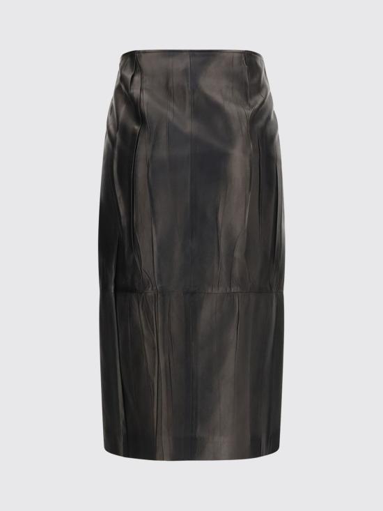 26SS 에르마노 설비노 미디 스커트 D482O767GKH 95708 Black - ERMANNO SCERVINO