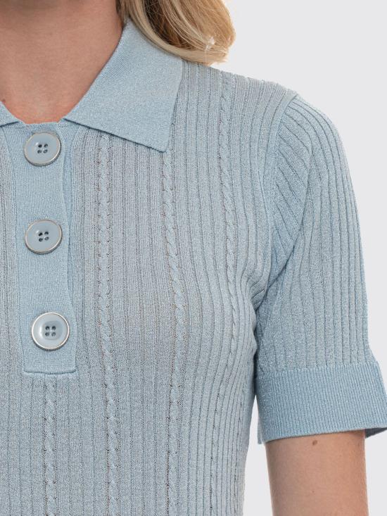 26SS 리우조 스웨터 WA6285MS46J A4256 Sky Blue - LIU JO