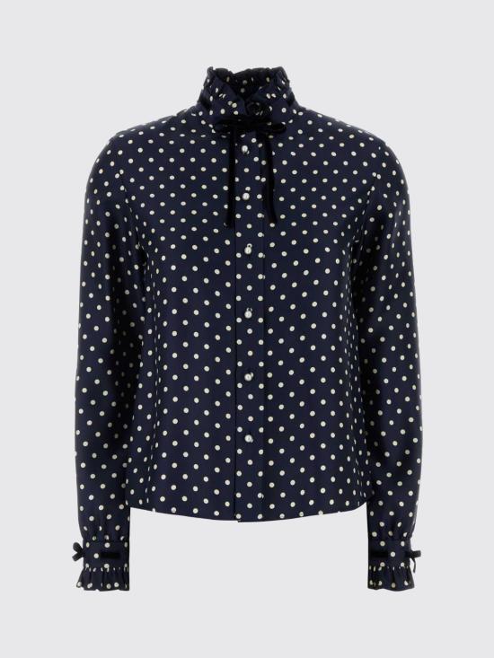 26SS 발렌티노 가라바니 블라우스 7B3AB7U79ML 0W6 Navy - VALENTINO GARAVANI