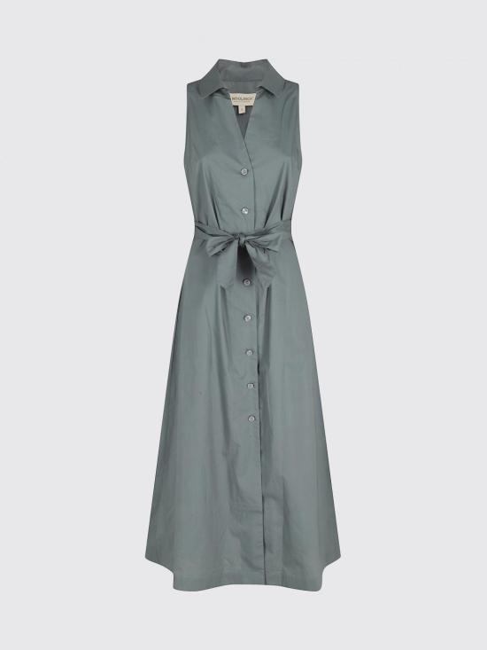 26SS 울리치 롱 원피스 CFWWDR2022FRUT3944 6668 Green - WOOLRICH