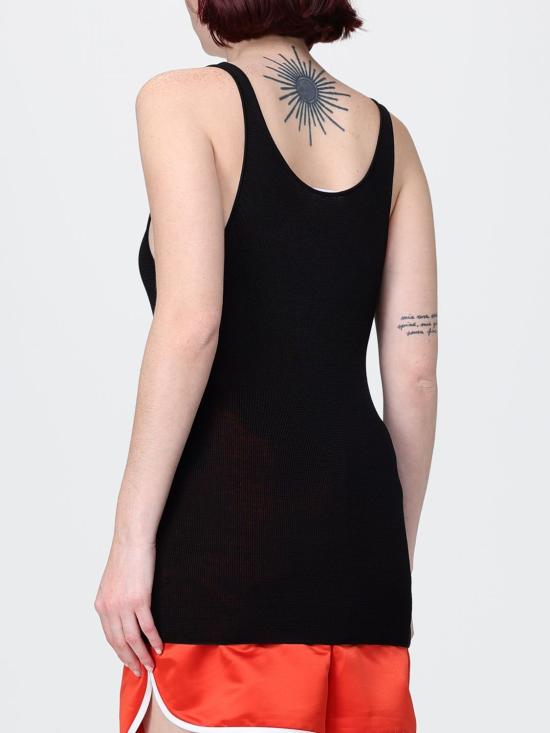 26SS 더프랭키샵 민소매 티셔츠 RIVOTAFS17427 100 Black - THE FRANKIE SHOP