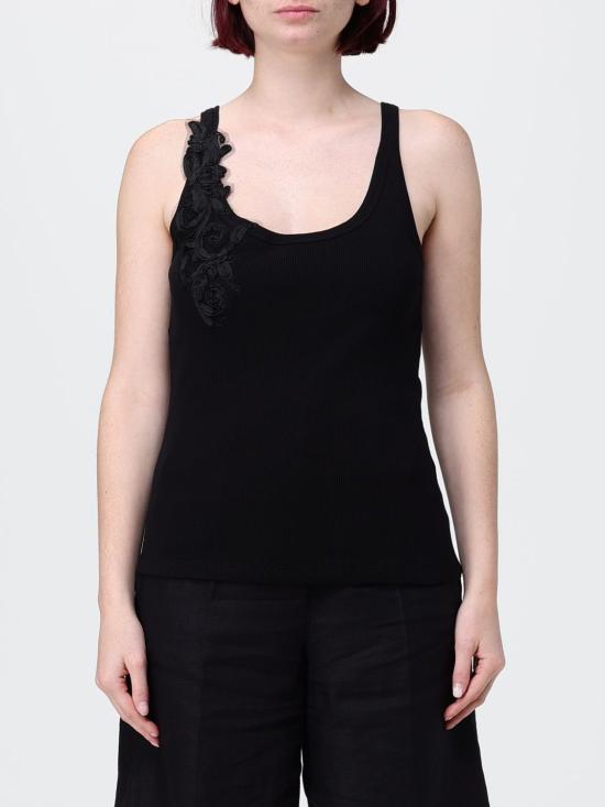 26SS 에르마노 피렌제 민소매 티셔츠 D48EL033EG0 MF099 Black