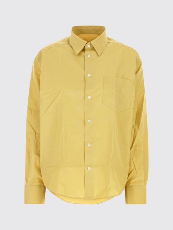 26SS 아미 셔츠 USH766CO0063 A020 Yellow - AMI