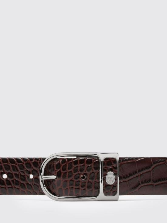 26SS 빌리어네어 가죽 벨트 WAEAMVA0943BLE001N 4491 Brown - BILLIONAIRE