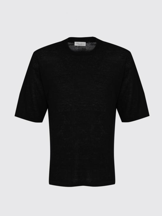 26SS 로베르토 콜리나 반팔 티셔츠 261MYA20221 09 Black - ROBERTO COLLINA
