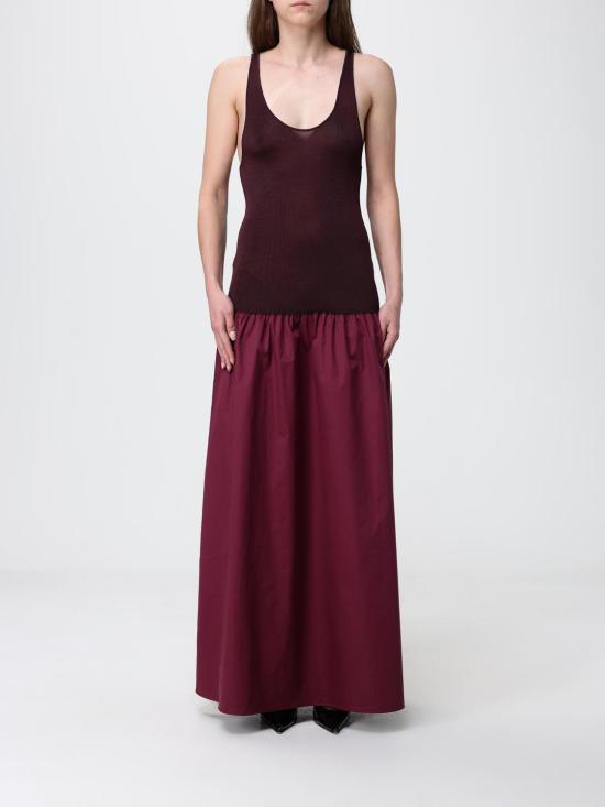 26SS 더프랭키샵 롱 원피스 ILIYAMDFS21850 711 Burgundy