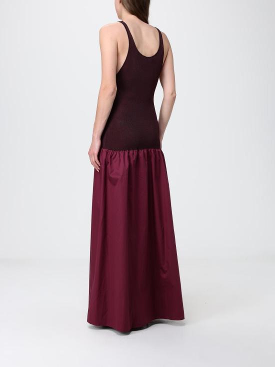 26SS 더프랭키샵 롱 원피스 ILIYAMDFS21850 711 Burgundy - THE FRANKIE SHOP