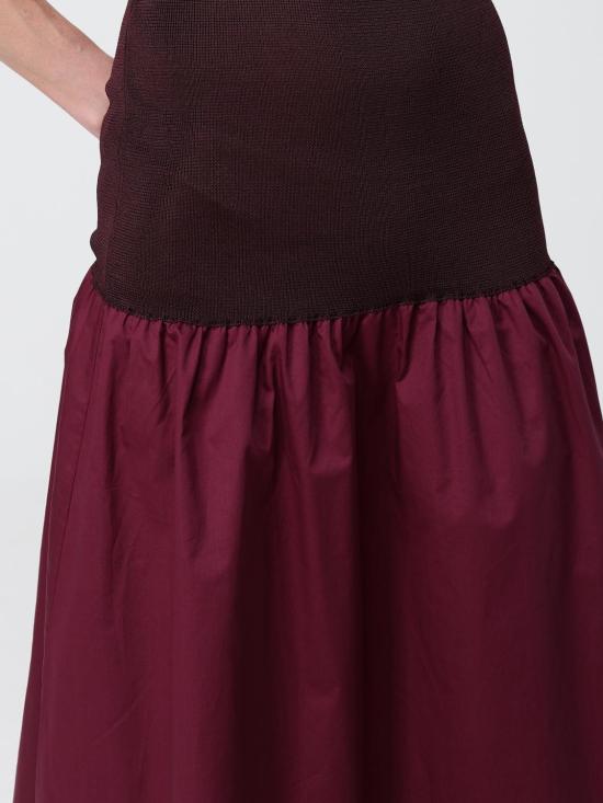 26SS 더프랭키샵 롱 원피스 ILIYAMDFS21850 711 Burgundy - THE FRANKIE SHOP