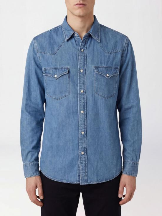 26SS 에드윈 데님 셔츠 I035113 LIGHT USED Blue